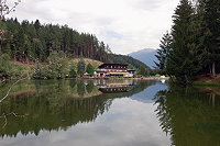 Vorschaubild: Ferienparadies Natterer See in Natters / Natterer See bei Innsbruck Seepanorama mit Gaststätte