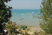 Vorschaubild: Camping Le Palme in Pacengo / Lago di Garda Blick von der Gaststätte auf den See