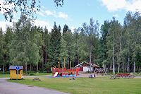 Vorschaubild: Lunedets Camping in Karlskoga / Möckeln Spielplatz auf Festwiese