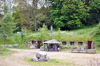 Vorschaubild: Skånes Djurparks Camping in Höör Grottenunterkünfte
