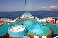 Vorschaubild: Fähre nach Griechenland Ausfahrt aus dem Hafen