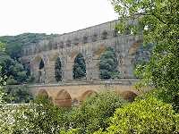 Vorschaubild: Camping la Soubeyranne in Remoulins' Reste der alten römischen Wasserleitung: Pont du Gard