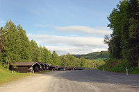 Vorschaubild: Storsand Gård Camping in Malvik bei Trondheim Miethütten an einer Schotterpiste